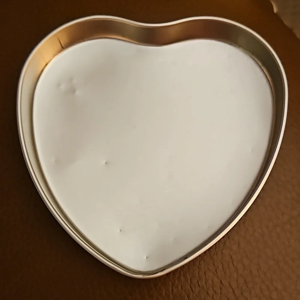 3/$30 BRIGHTON Yellow Heart Locket Design Collectible Jewelry Tin